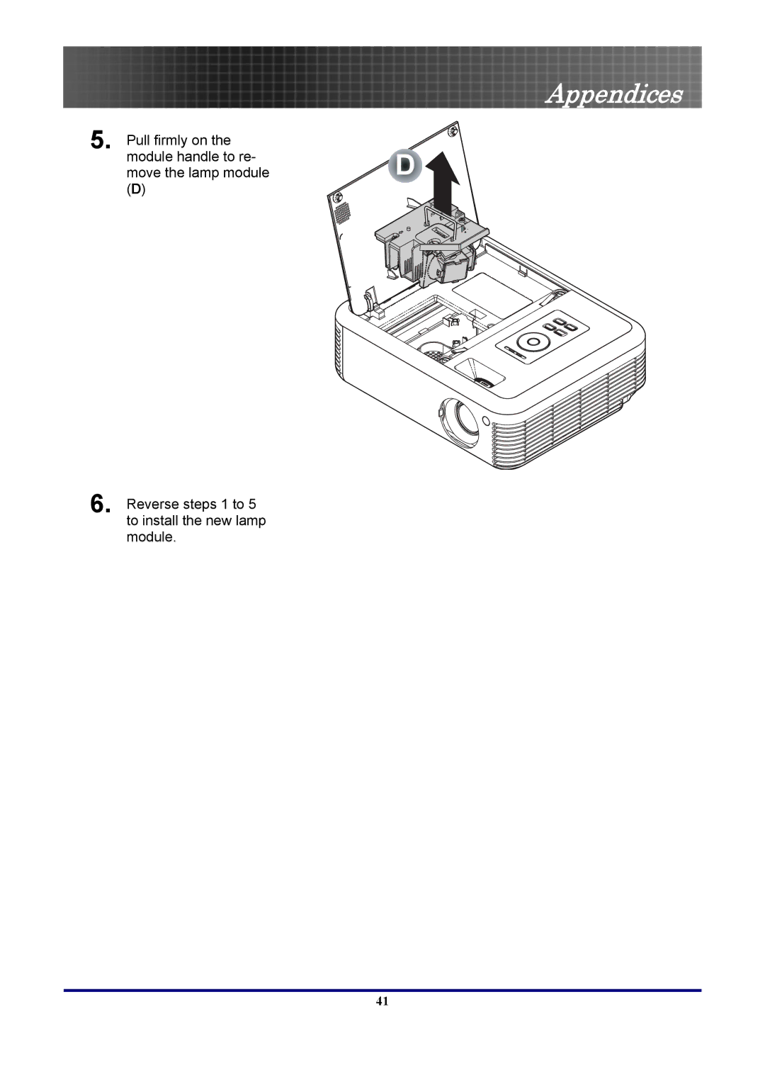 Optoma Technology TX771, EP771RFBA manual Appendices 