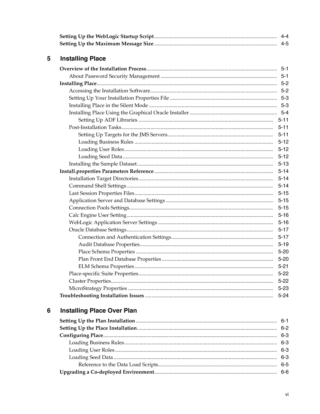 Oracle Audio Technologies 12.2 manual Installing Place 