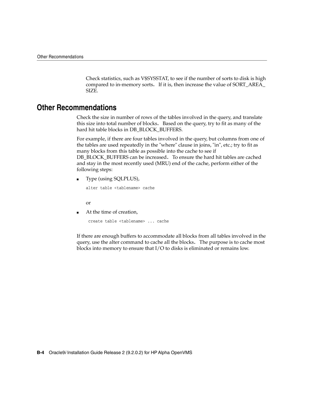 Oracle Audio Technologies B10508-01 manual Other Recommendations 