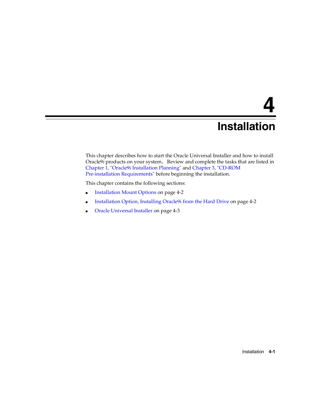 Oracle Audio Technologies B10508-01 manual Installation 