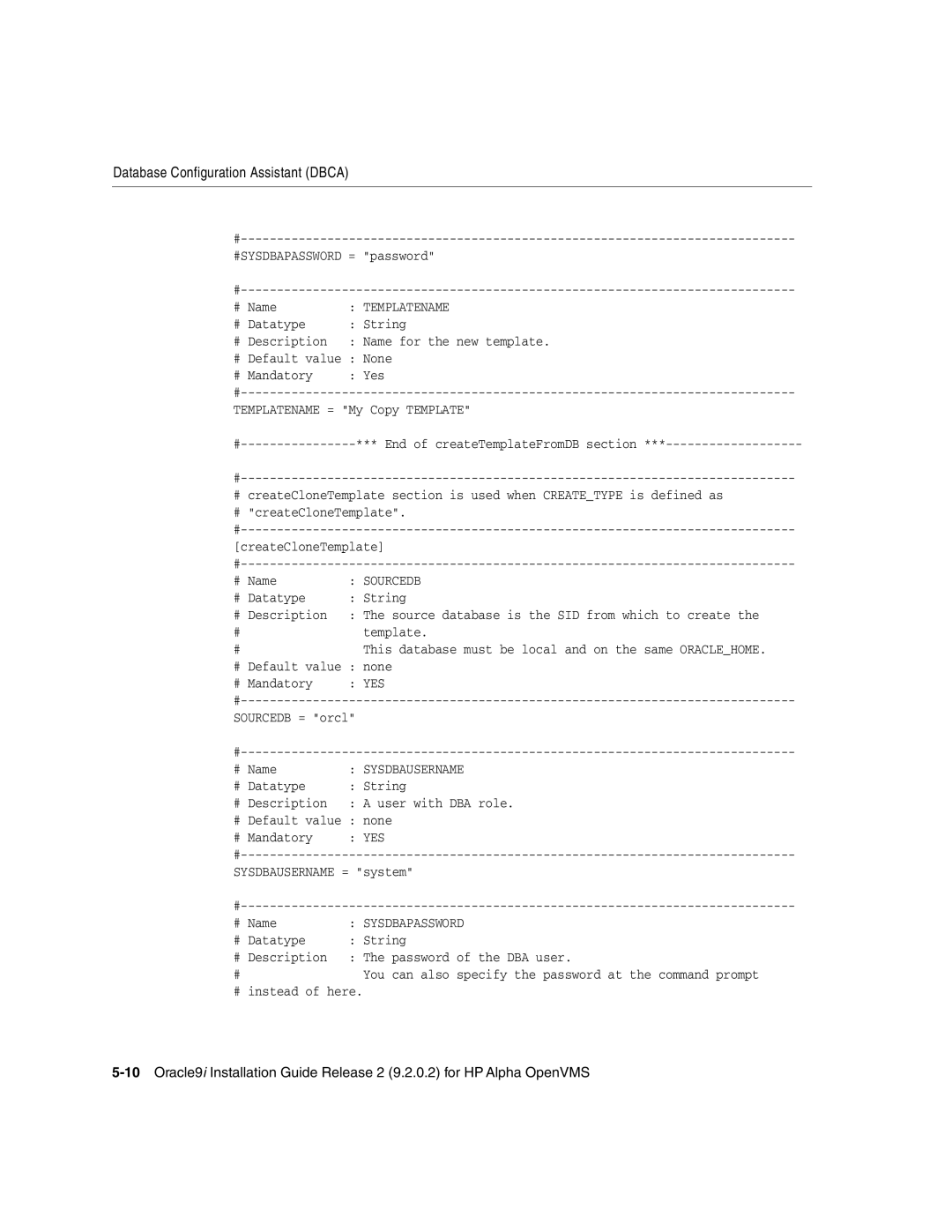 Oracle Audio Technologies B10508-01 manual Password 