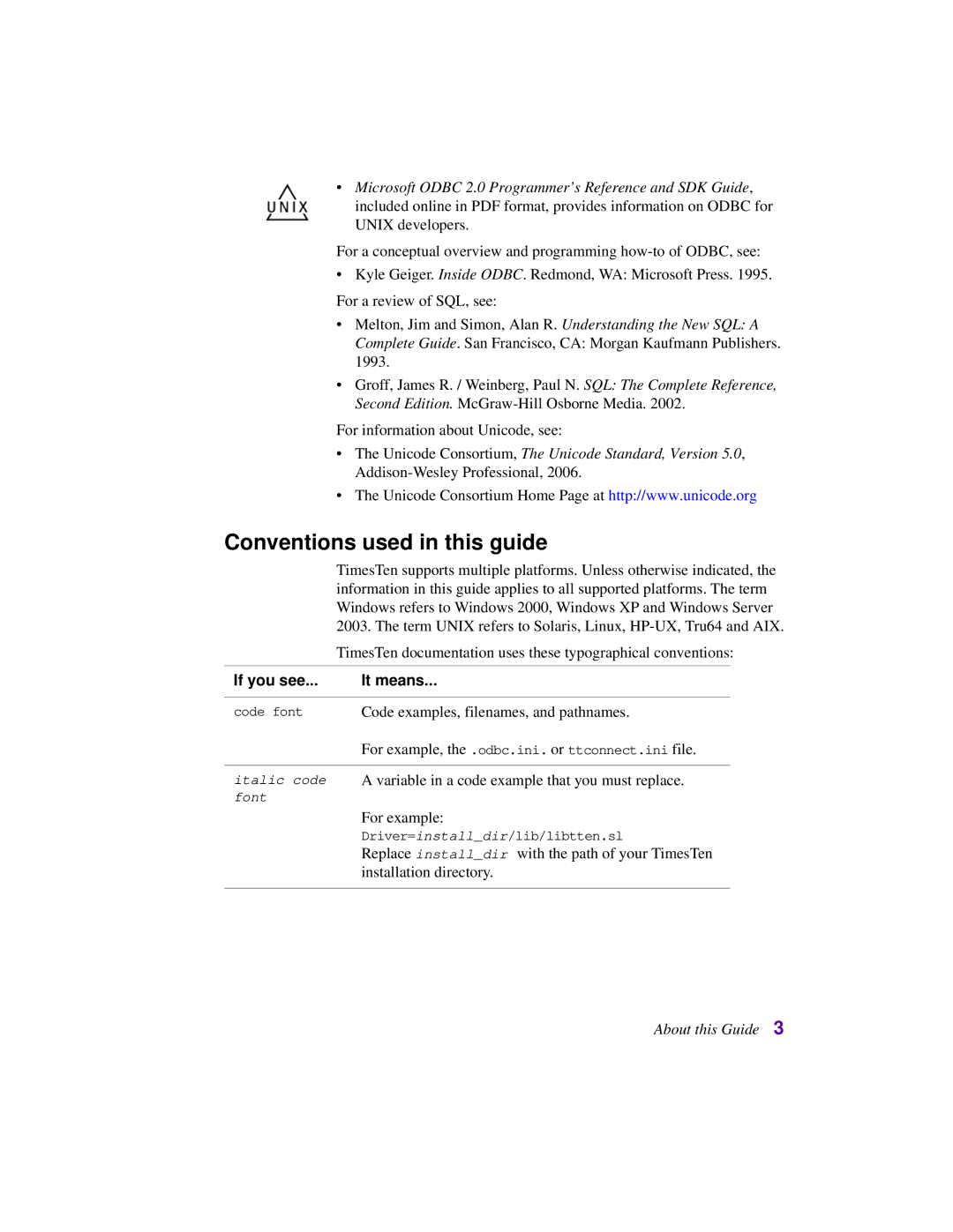 Oracle Audio Technologies B31679-01 manual Conventions used in this guide, If you see It means 