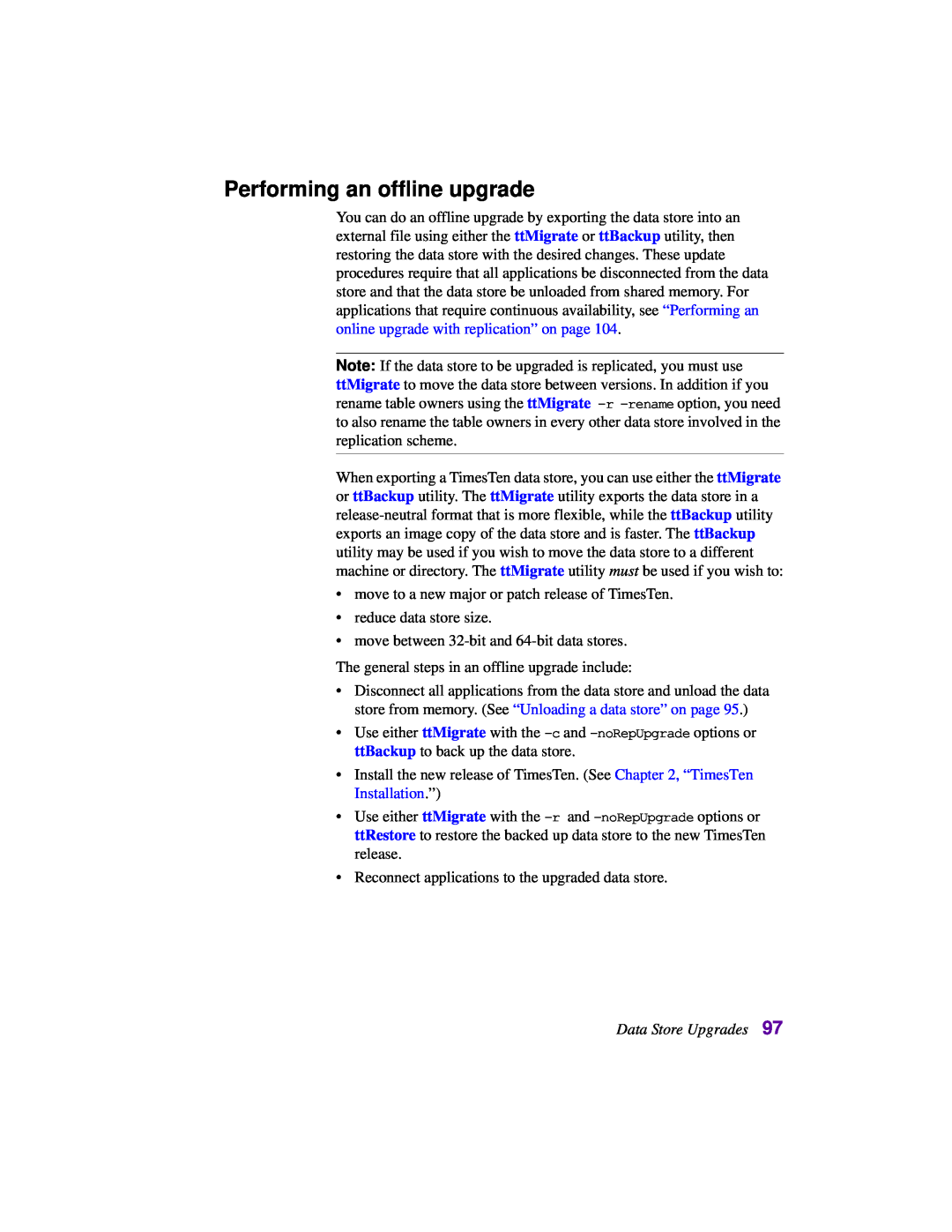 Oracle Audio Technologies B31679-01 manual Performing an offline upgrade 