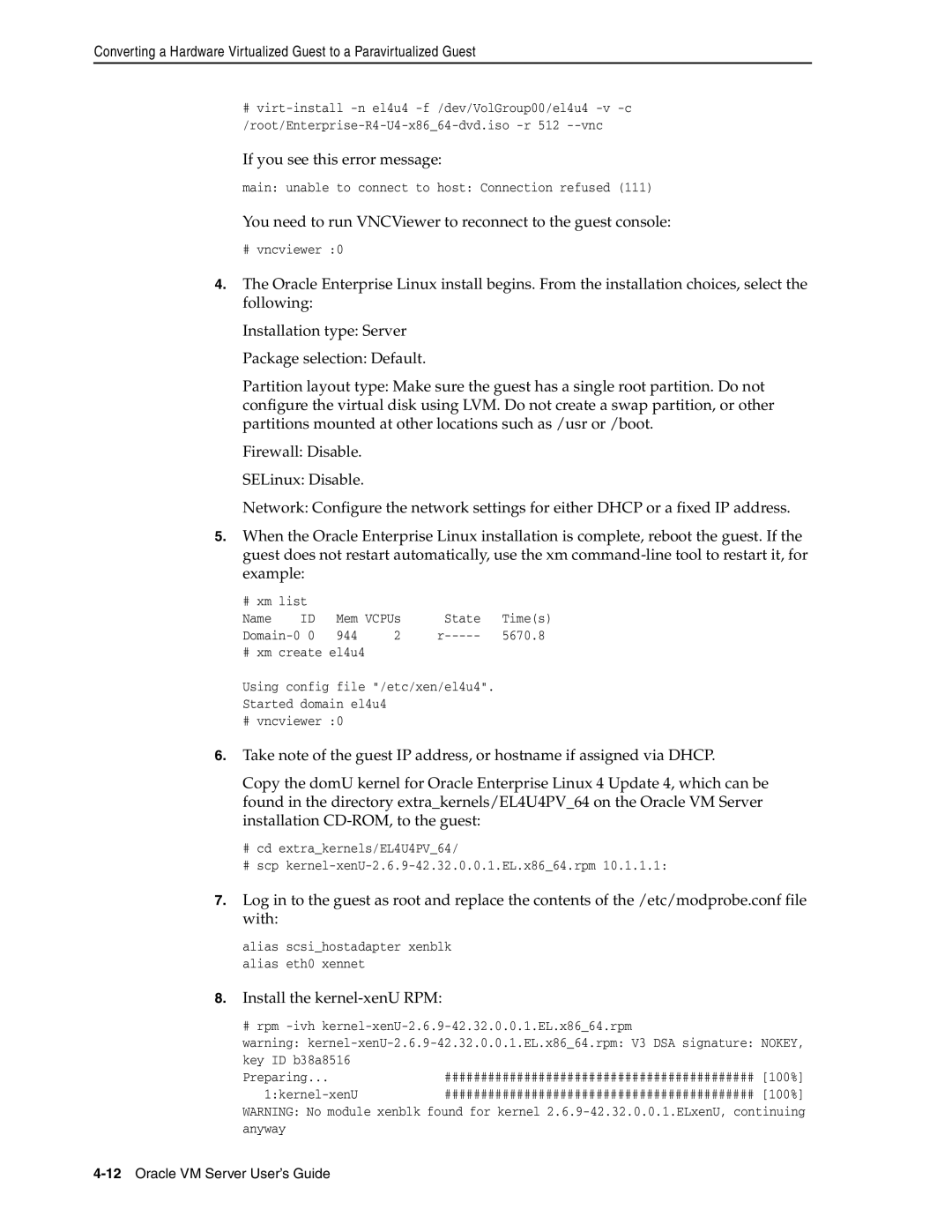 Oracle Audio Technologies E10898-02 manual If you see this error message 