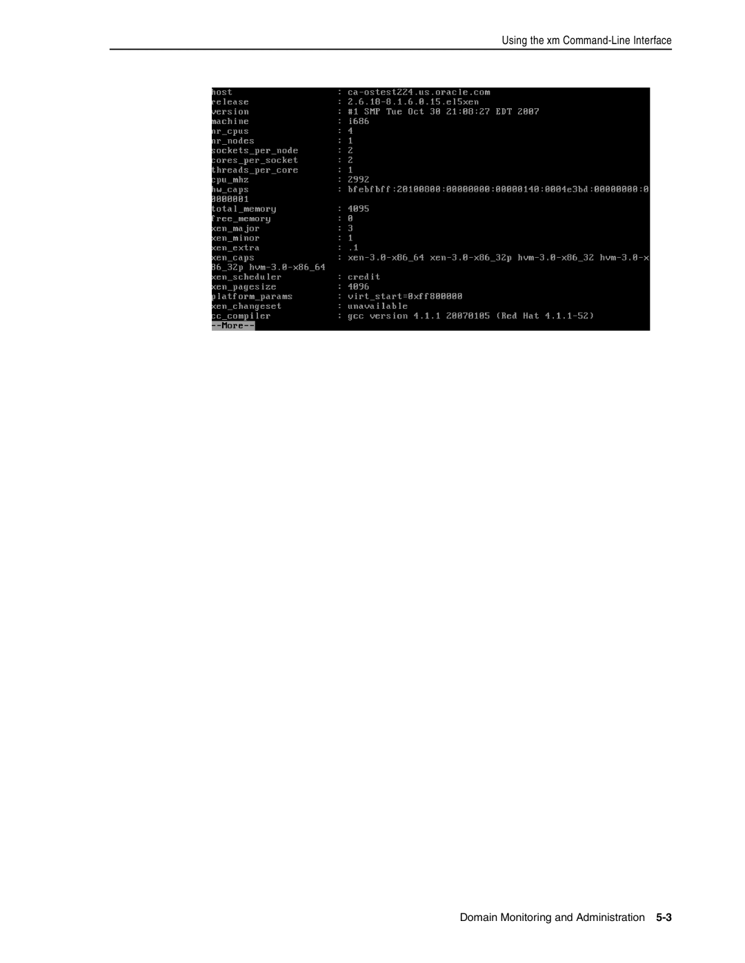 Oracle Audio Technologies E10898-02 manual Using the xm Command-Line Interface 