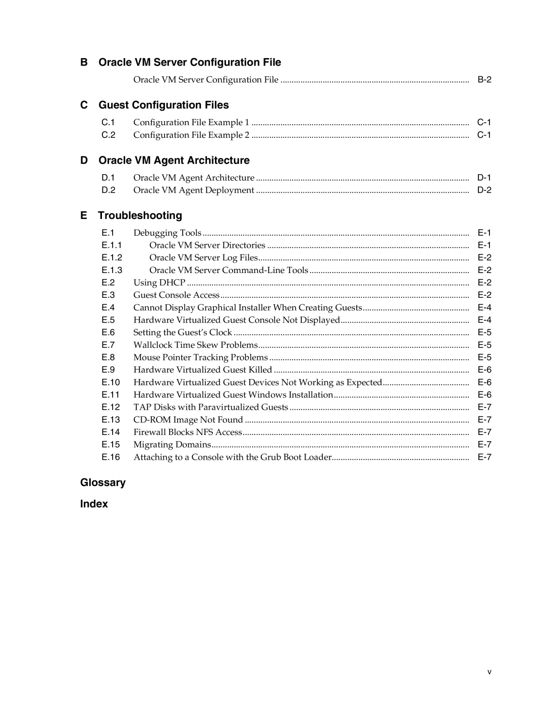 Oracle Audio Technologies E10898-02 manual Oracle VM Server Configuration File 