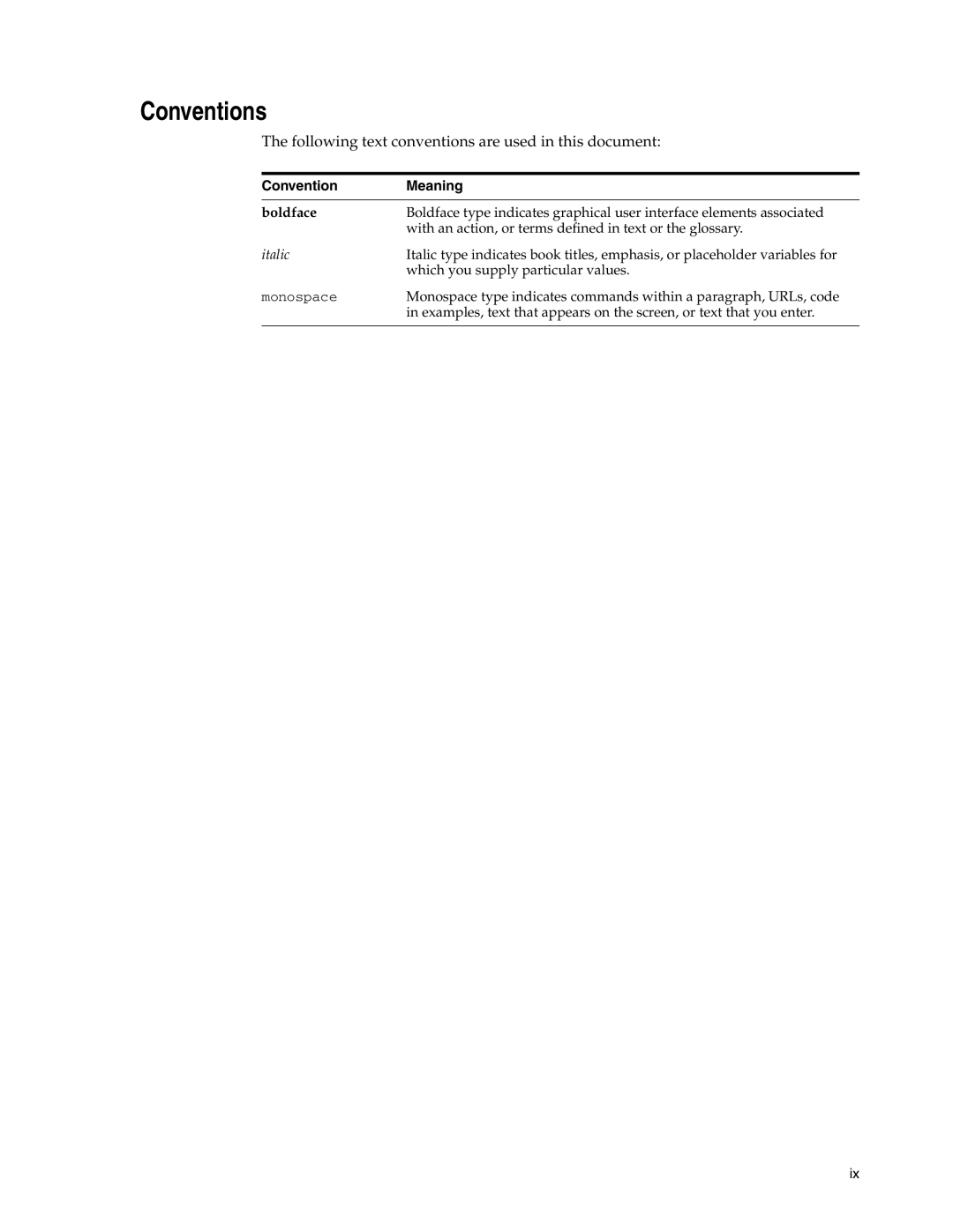 Oracle Audio Technologies E10898-02 manual Conventions 