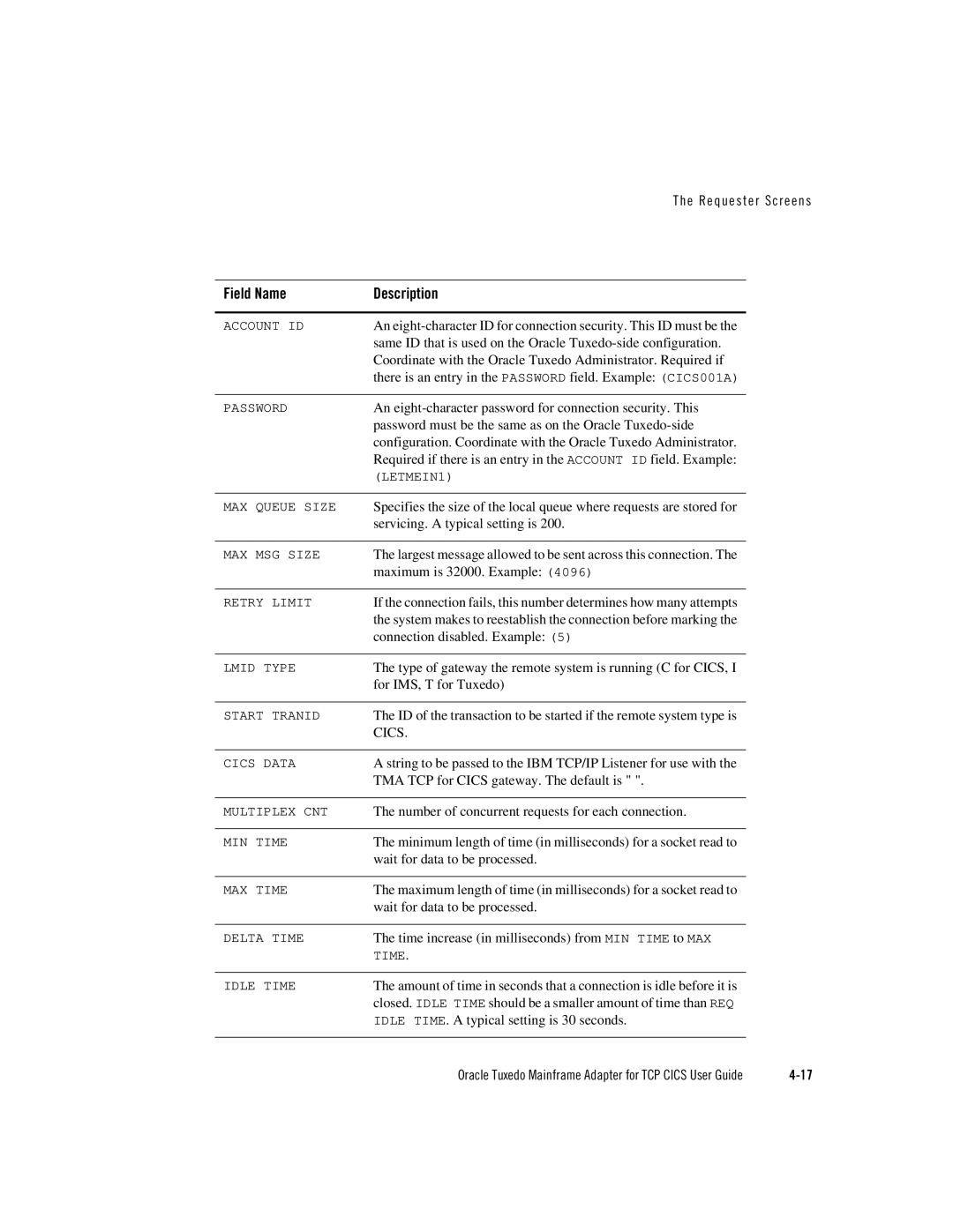 Oracle Audio Technologies Oracle Tuxedo manual Cics 