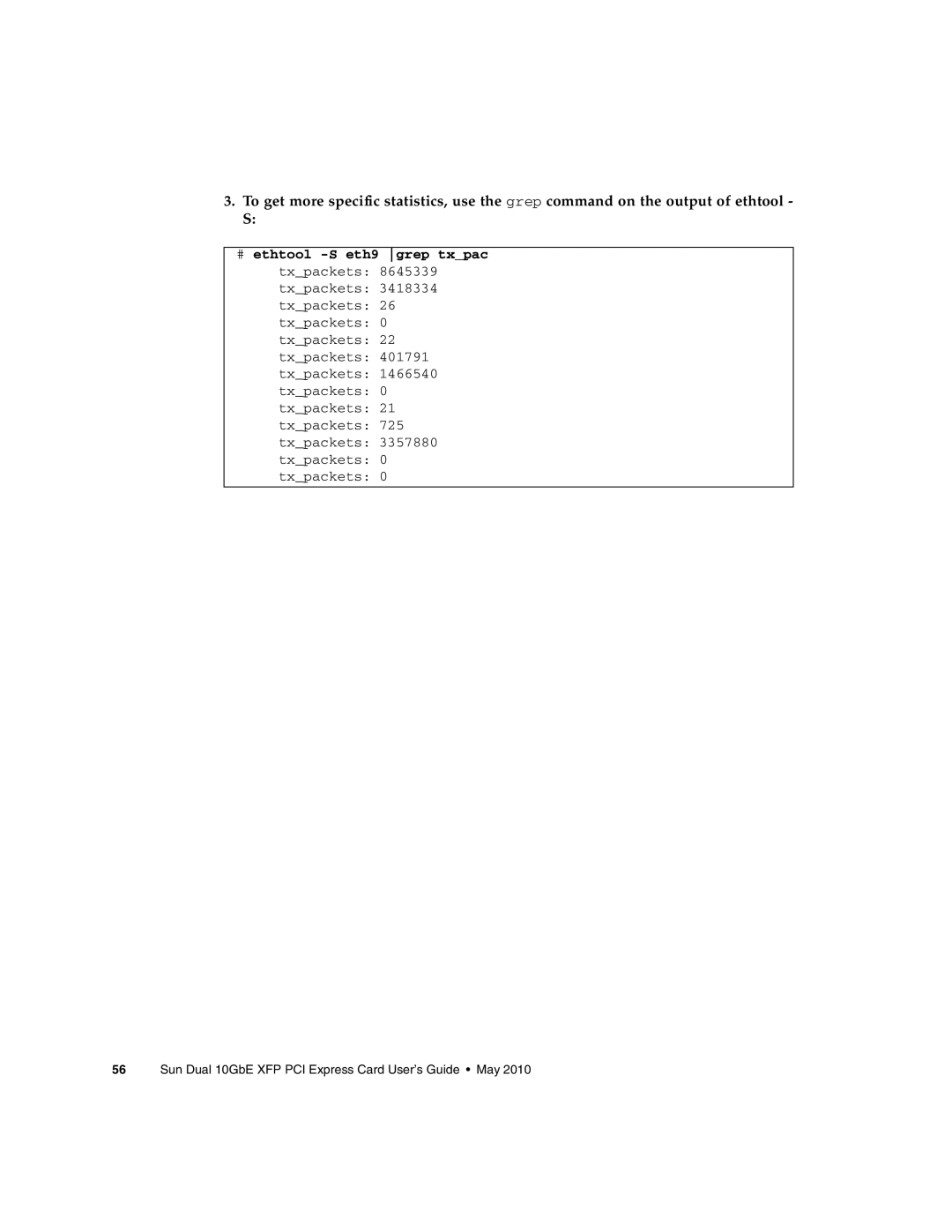 Oracle Audio Technologies SunDual 10GbE XFP manual Sun Dual 10GbE XFP PCI Express Card User’s Guide May 