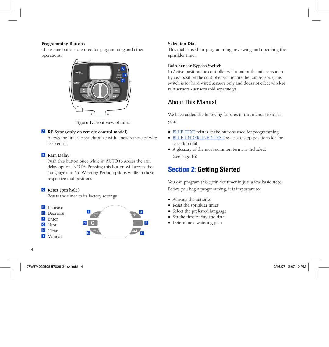 Orbit Manufacturing 57922, 91916, 57916, p 801 295 9820, 57912, 57926, f 801 951 5815, 94922 Getting Started, About This Manual 