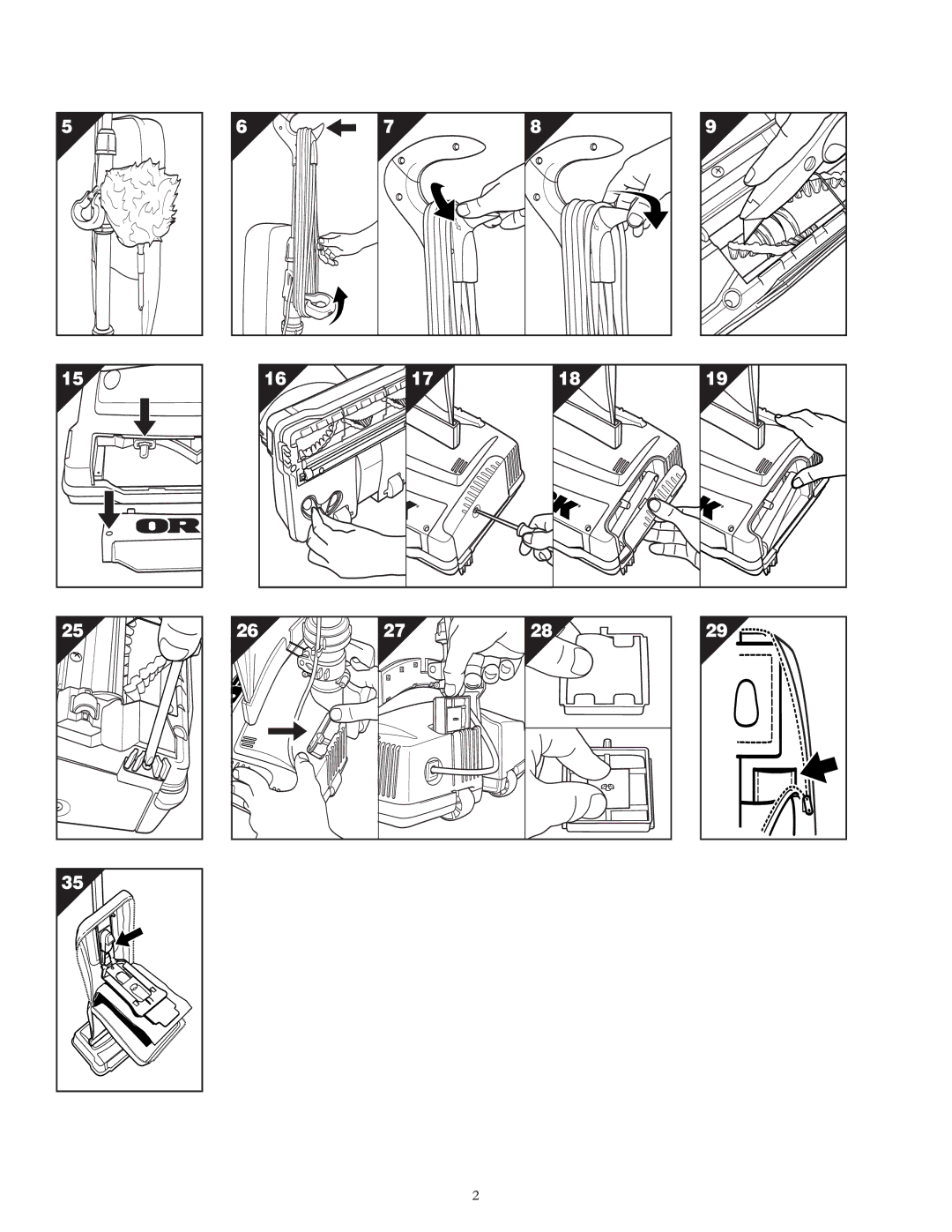 Oreck 77224-01REVC warranty 