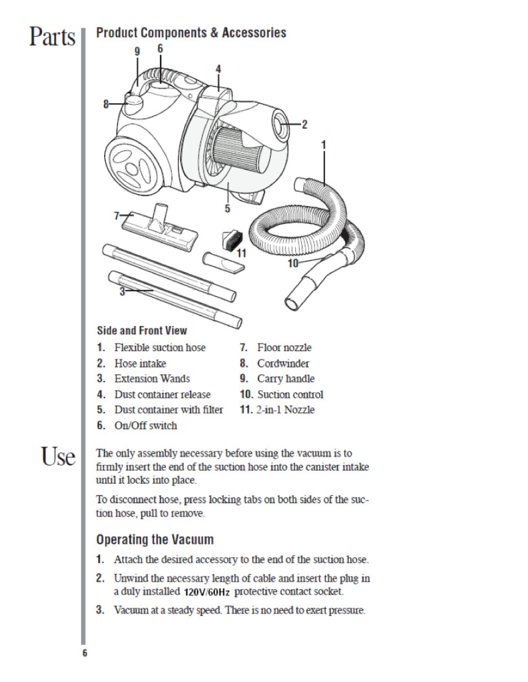 Oreck BB2000 manual 