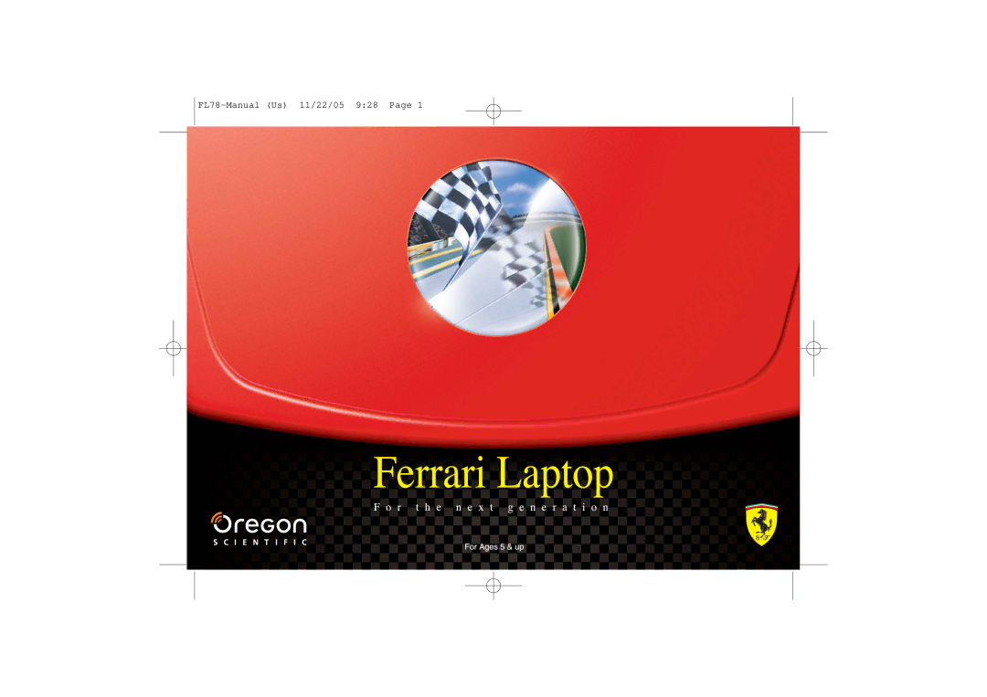 Oregon Ferrari Laptop manual FL78-Manual Us 11/22/05 928 