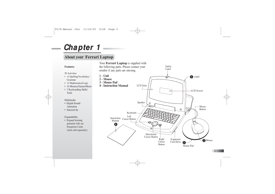 Oregon Ferrari Laptop manual Chapter 