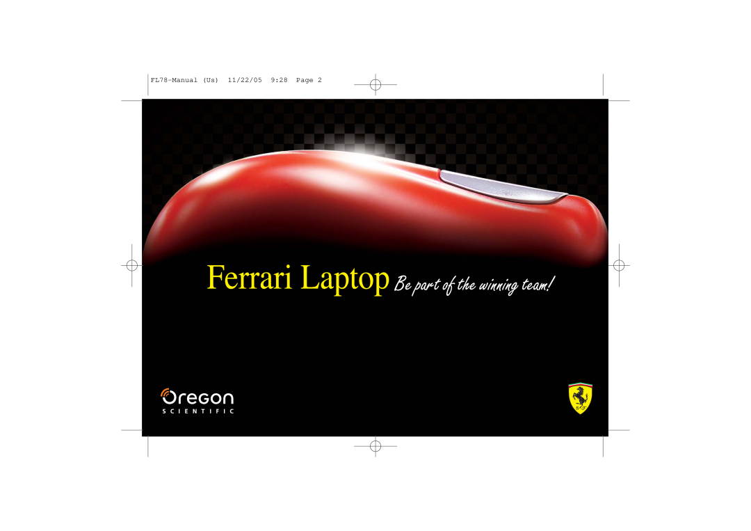 Oregon Ferrari Laptop manual FL78-Manual Us 11/22/05 928 Page 