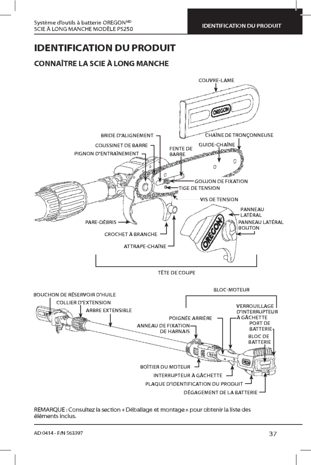 Oregon PS250 manual 