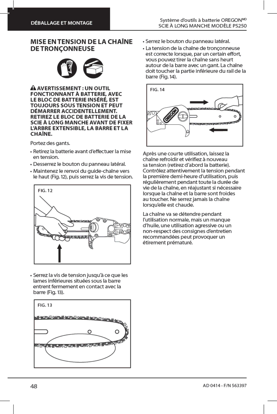 Oregon PS250 manual 