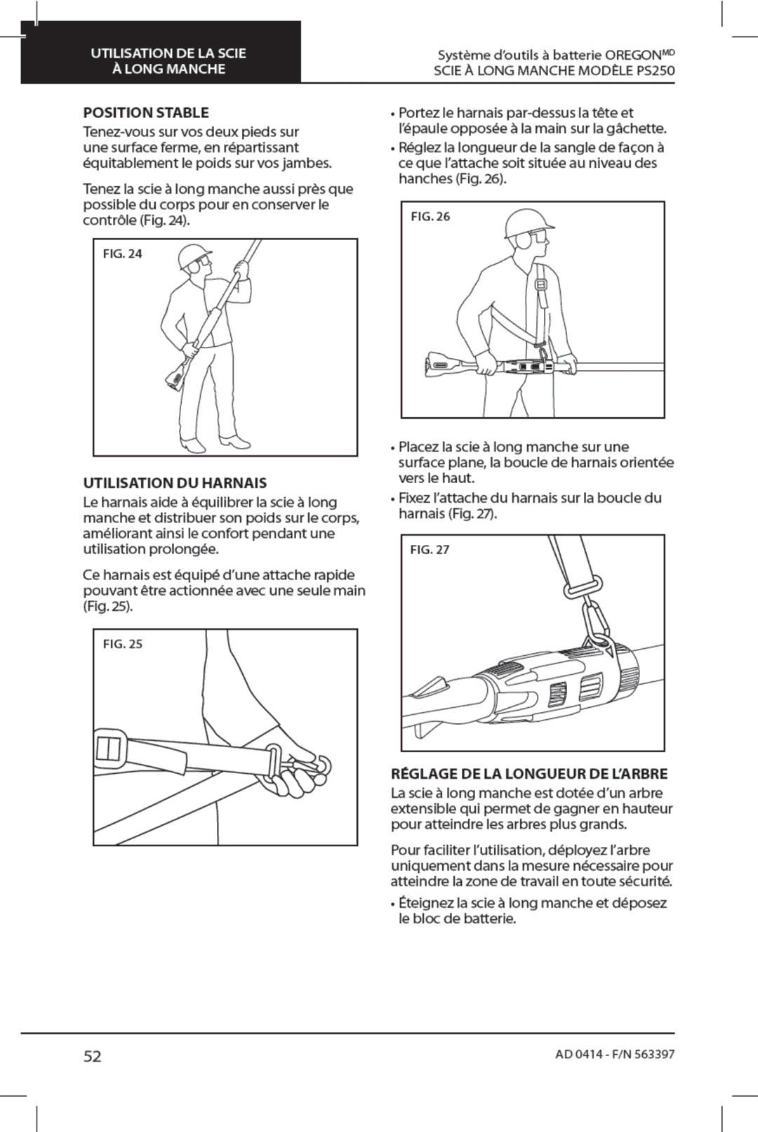 Oregon PS250 manual 