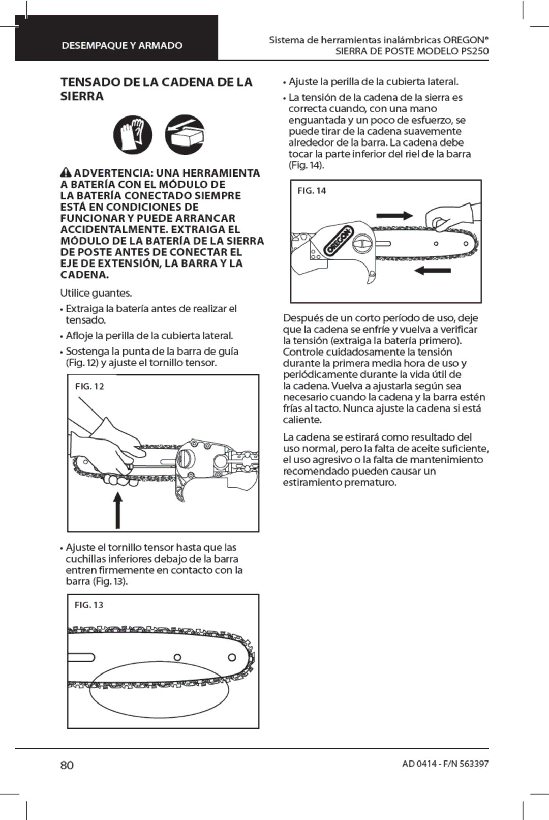 Oregon PS250 manual 