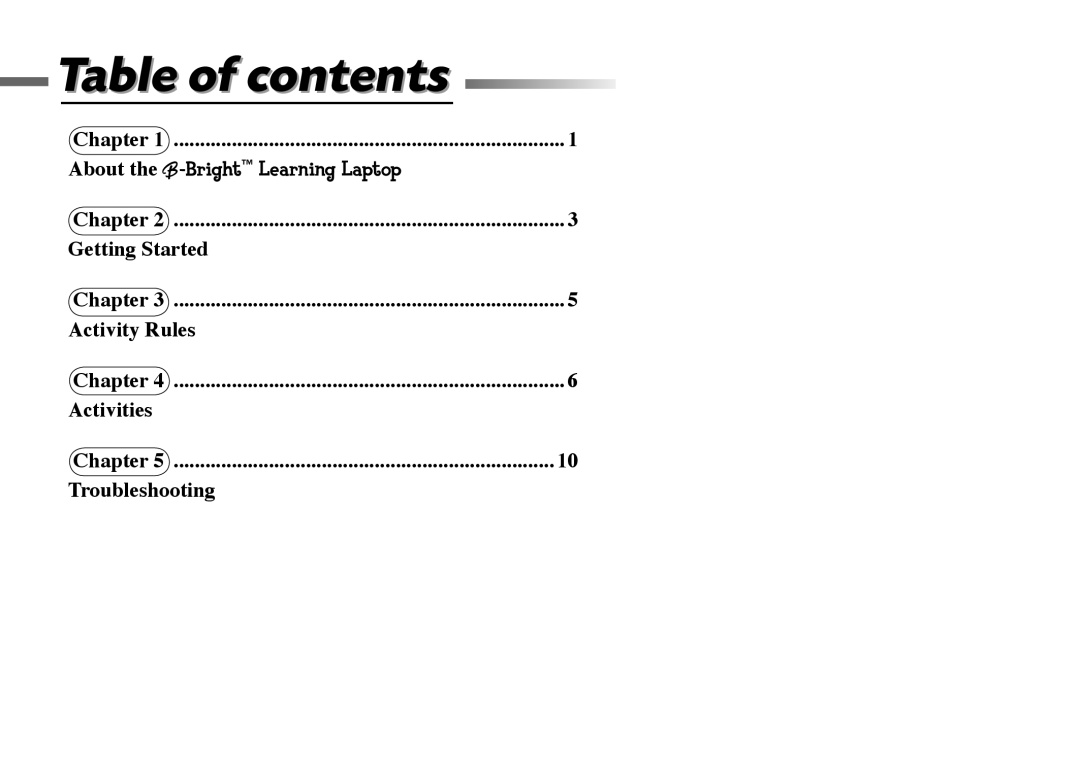 Oregon Scientific 086L004850-017 manual Table of contents 