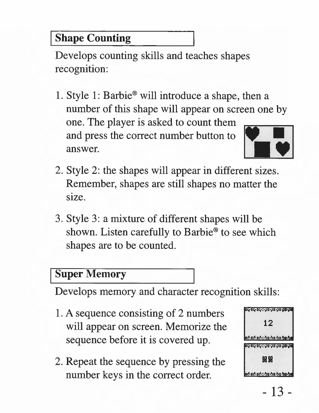 Oregon Scientific 300102544-00001-10, Barbie B-Brite Learning Laptop manual 