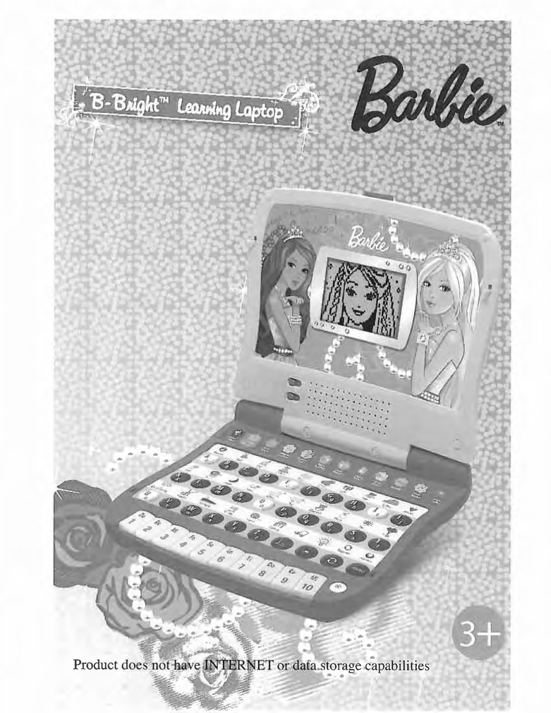 Oregon Scientific Barbie B-Brite Learning Laptop, 300102544-00001-10 manual 