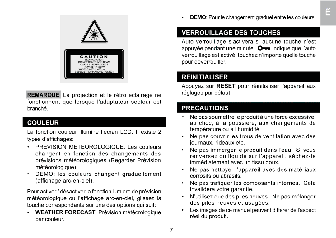 Oregon Scientific BAR339P manual 