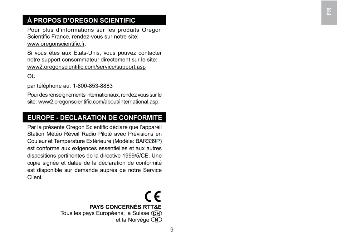 Oregon Scientific BAR339P manual P7Y, ?L 