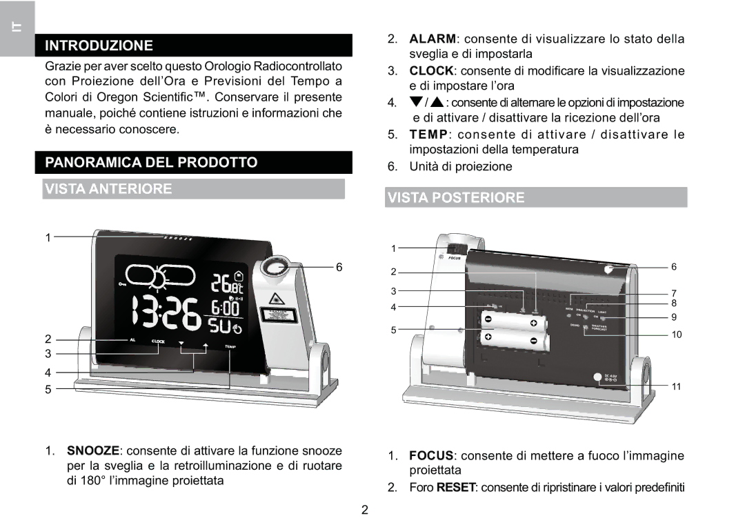 Oregon Scientific BAR339P manual E6@2 P616 