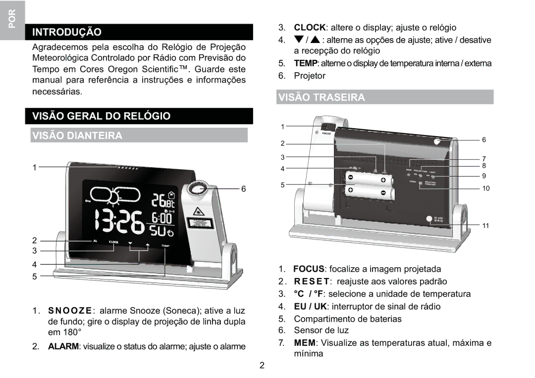 Oregon Scientific BAR339P manual 7dc 