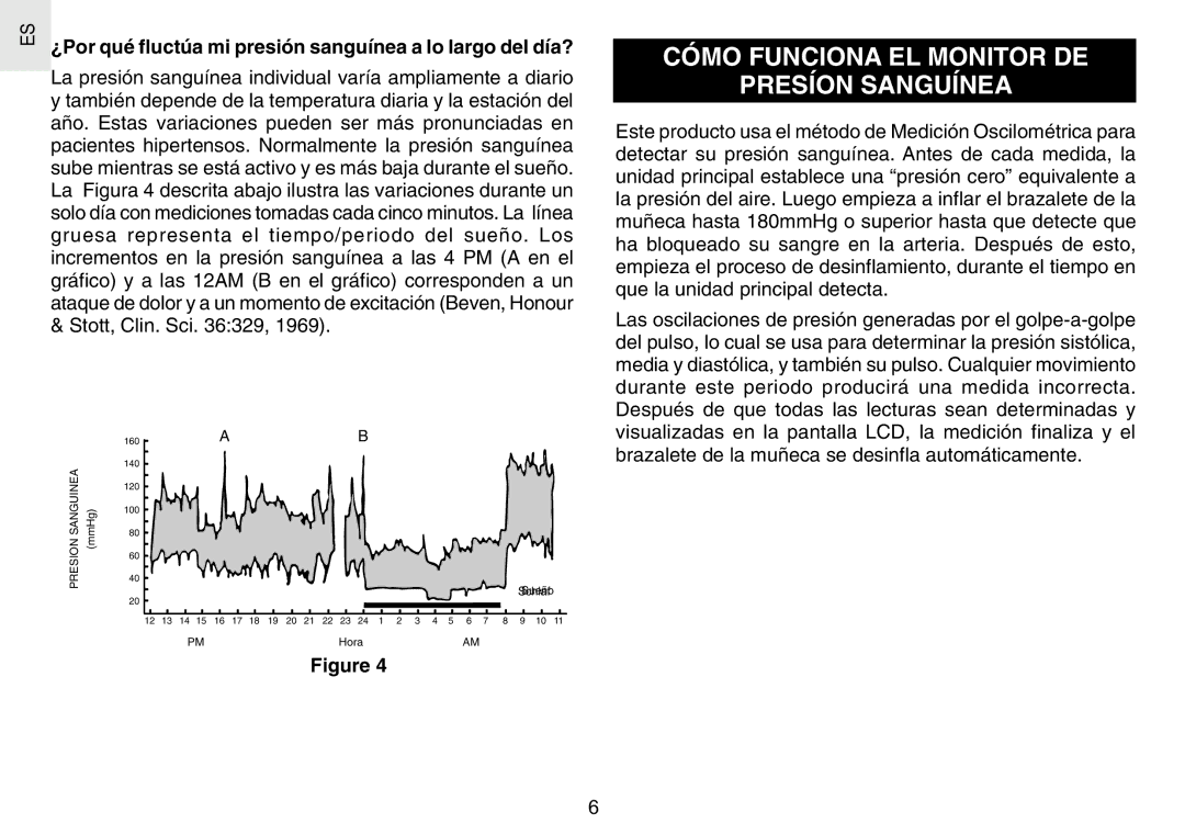 Oregon Scientific BPW120 user manual Cómo Funciona EL Monitor DE Presíon Sanguínea 