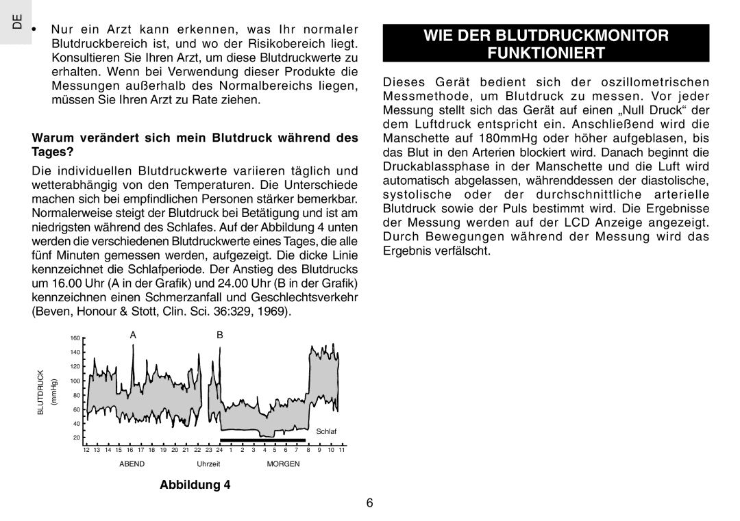 Oregon Scientific BPW120 WIE DER Blutdruckmonitor Funktioniert, Warum verändert sich mein Blutdruck während des Tages? 