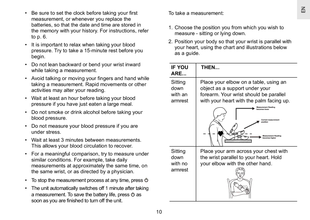 Oregon Scientific BPW810 user manual If YOU Then, Are 