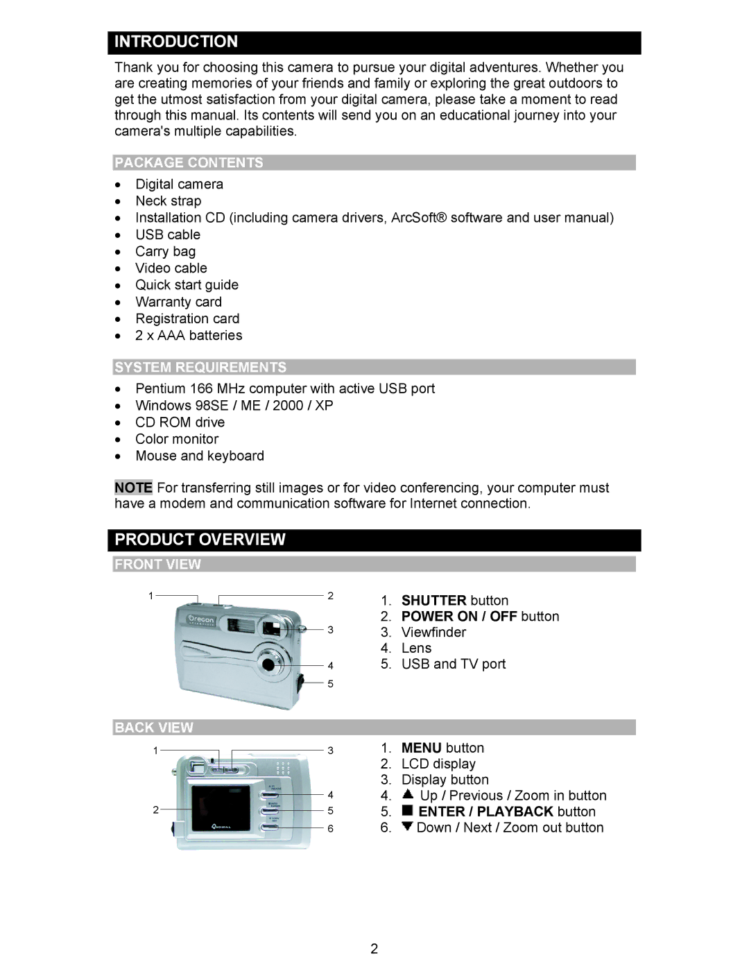 Oregon Scientific DS6300 user manual Introduction, Product Overview 