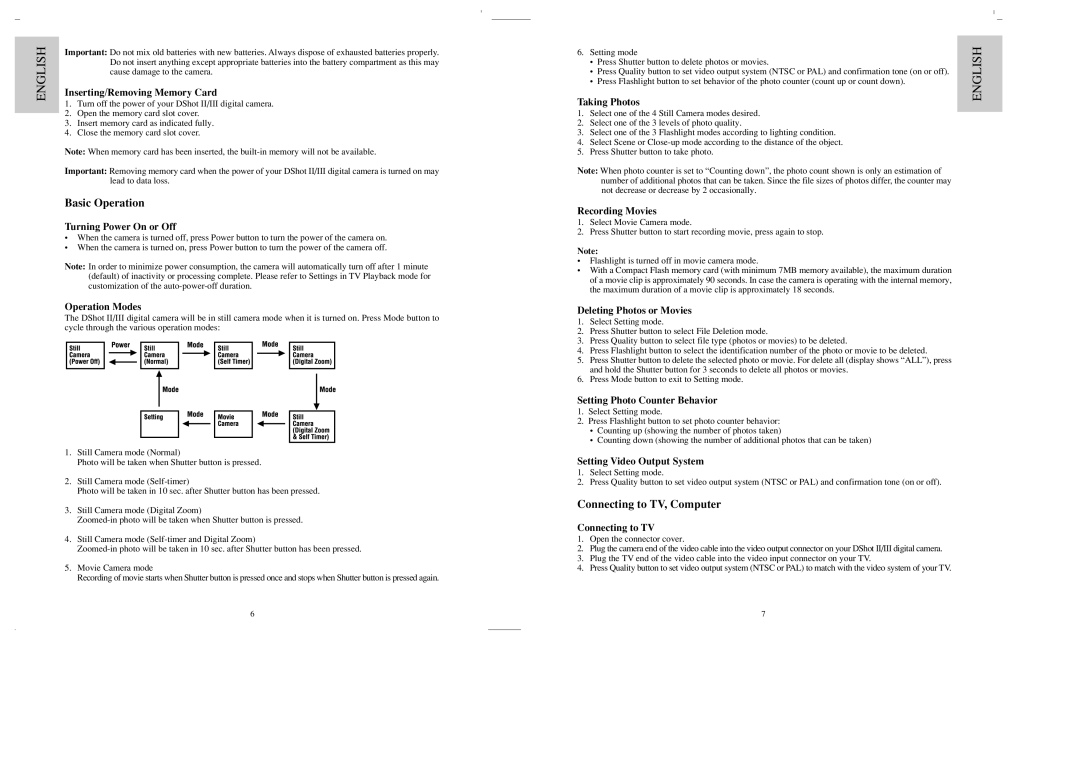 Oregon Scientific DS6888A user manual Basic Operation, Connecting to TV, Computer 