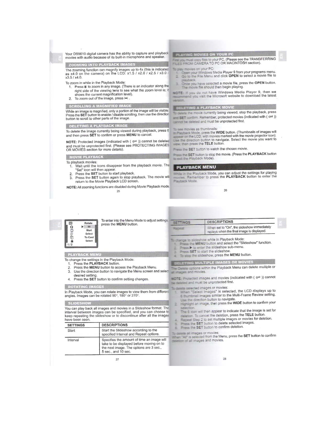 Oregon Scientific DS9610 manual 