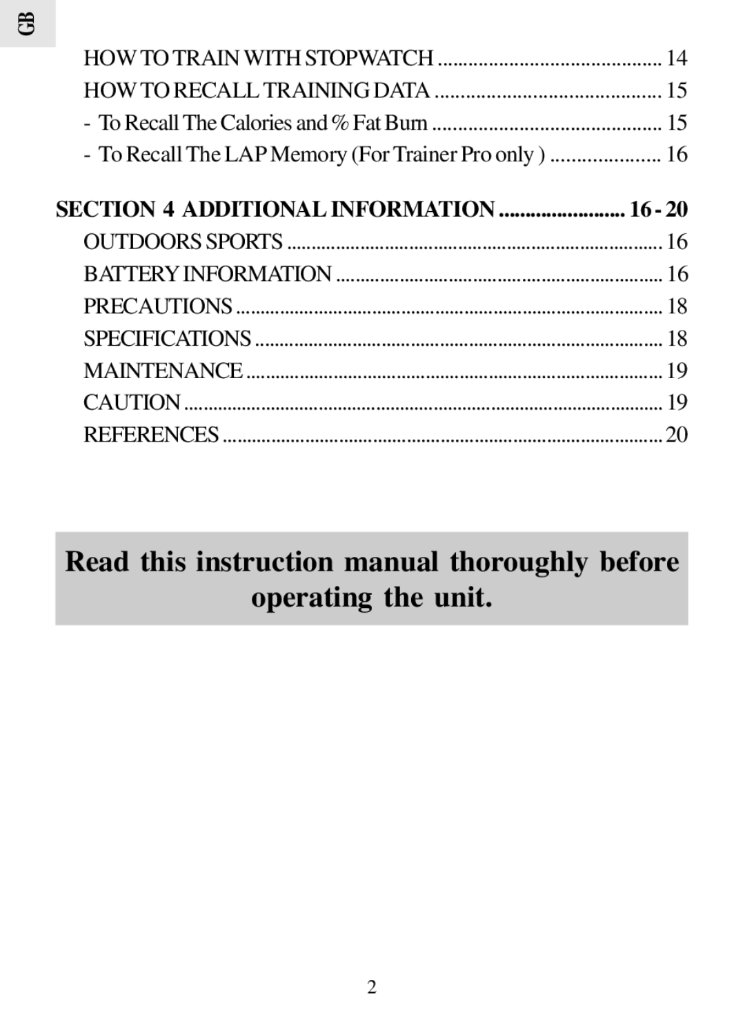 Oregon Scientific HR308 user manual Operating the unit 