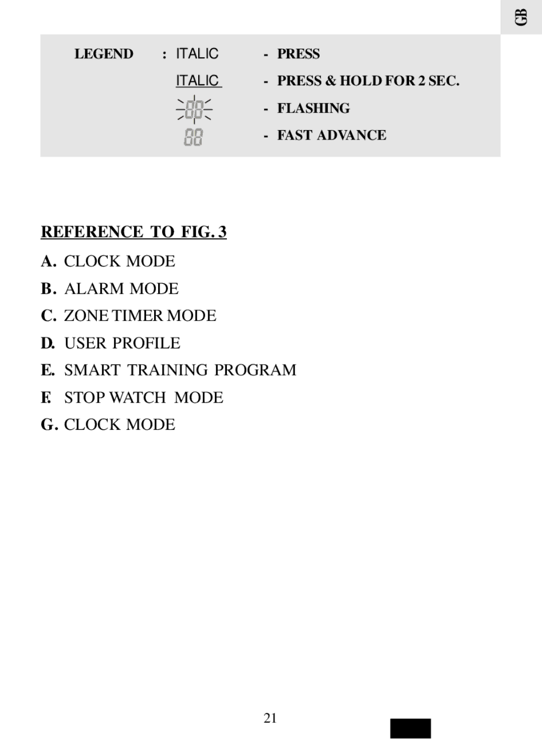 Oregon Scientific HR308 user manual Reference to FIG 