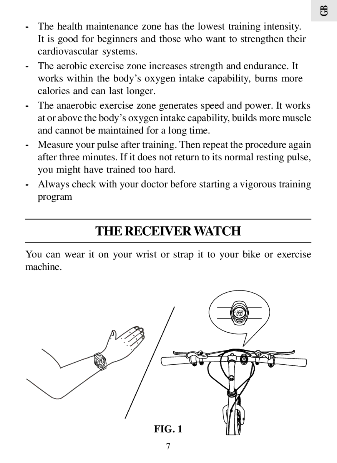 Oregon Scientific HR308 user manual Receiver Watch 