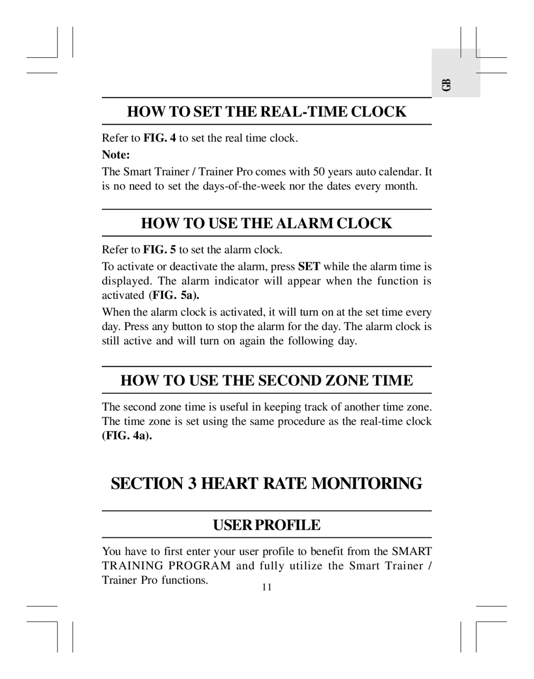 Oregon Scientific HR318 HOW to SET the REAL-TIME Clock, HOW to USE the Alarm Clock, HOW to USE the Second Zone Time 