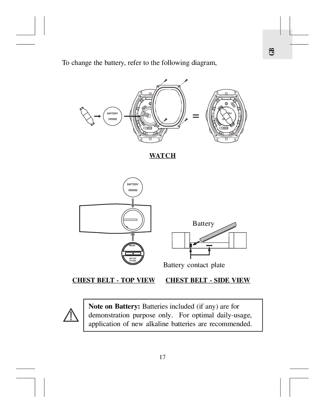 Oregon Scientific HR318 user manual Watch 