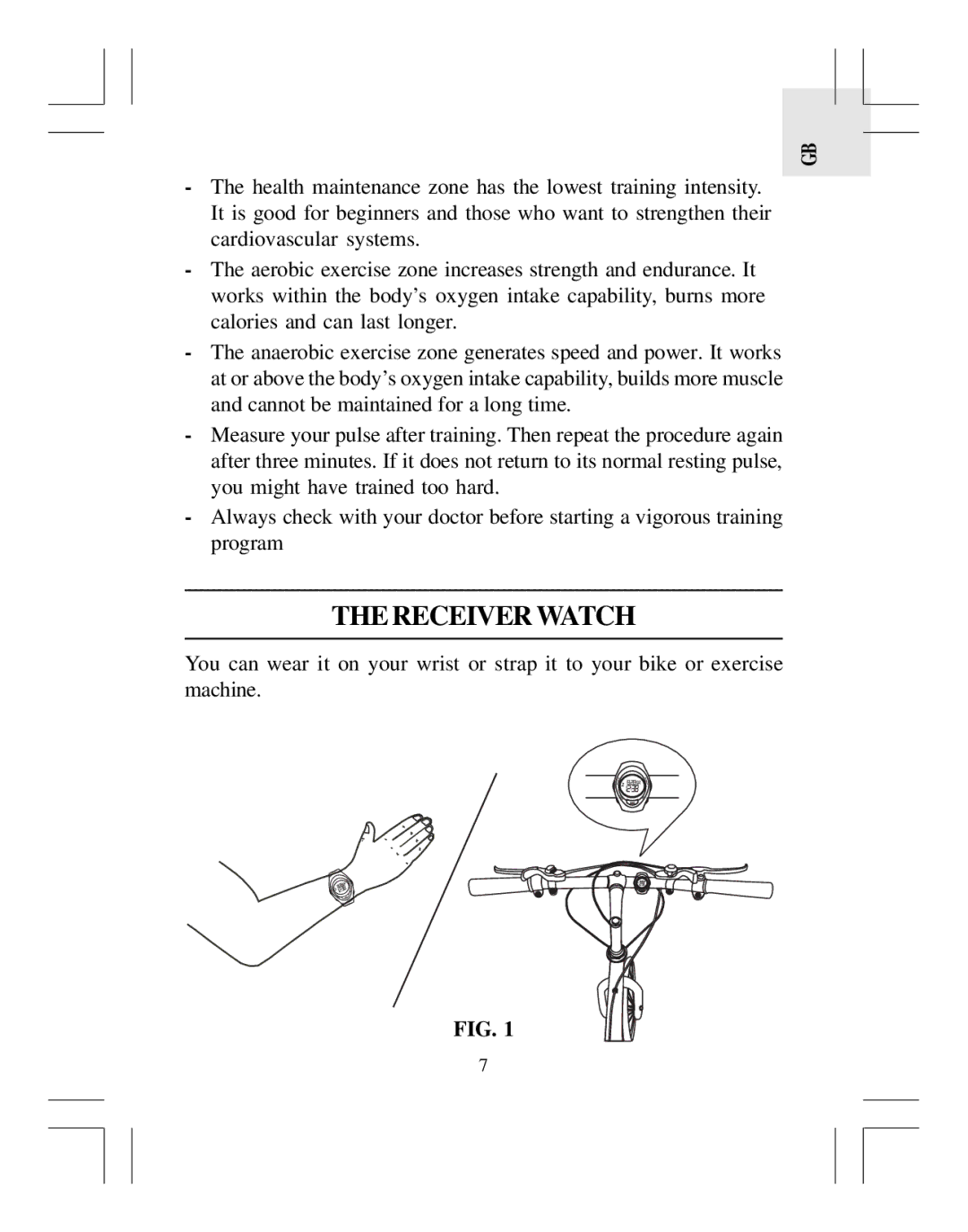 Oregon Scientific HR318 user manual Receiver Watch 