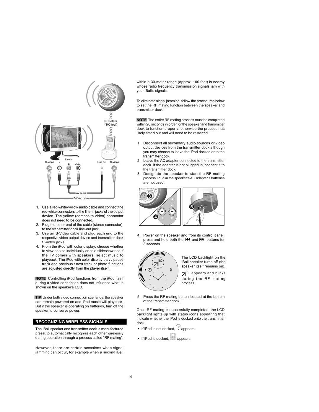 Oregon Scientific IB368 important safety instructions Recognizing Wireless Signals 