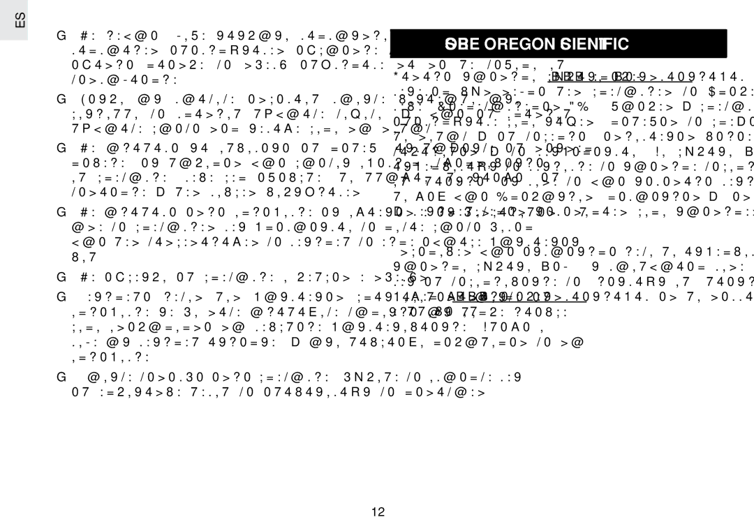 Oregon Scientific JM889N user manual Sobre Oregon Scientific 