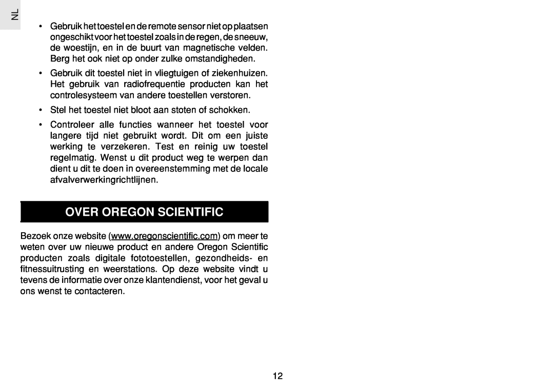 Oregon Scientific JM889N user manual Over Oregon Scientific 