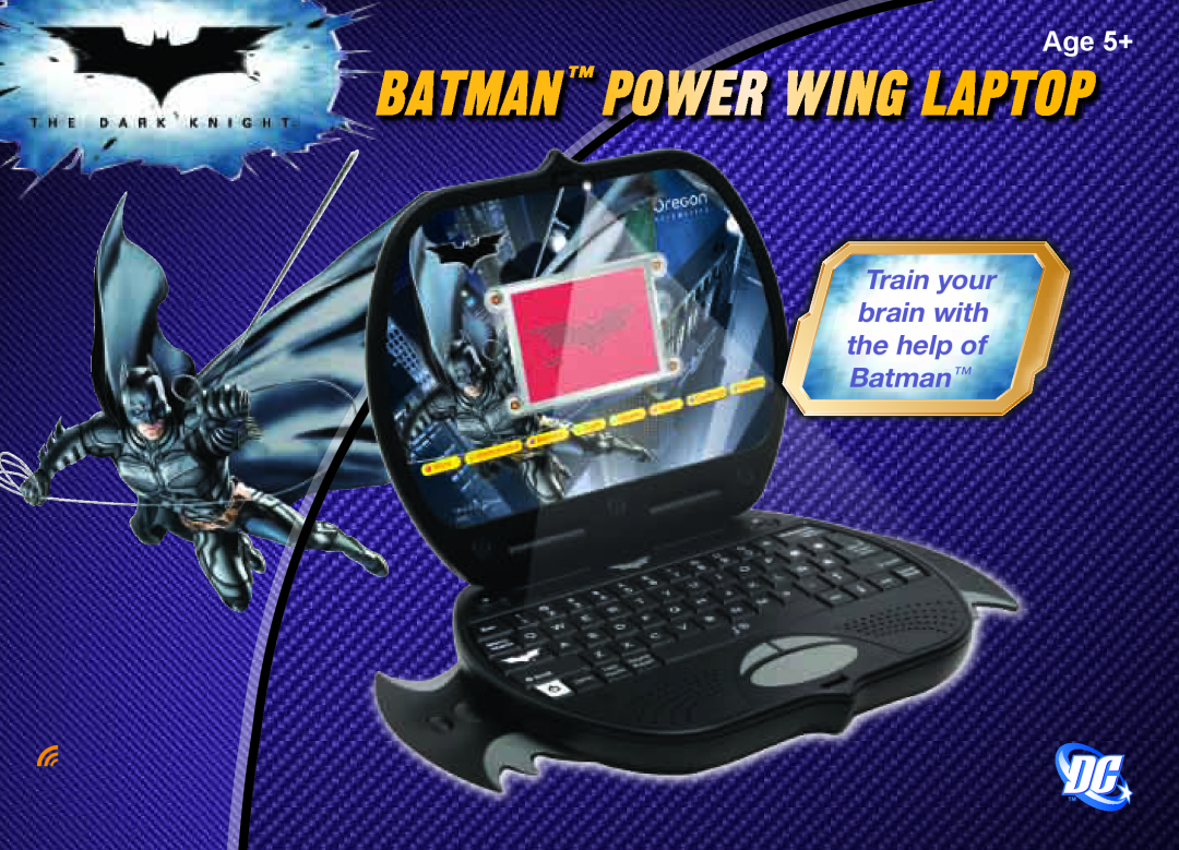 Oregon Scientific Power Wing Laptop manual Age 5+, Train your brain with the help of Batman 