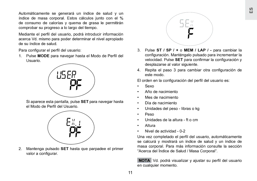 Oregon Scientific SE188 user manual 