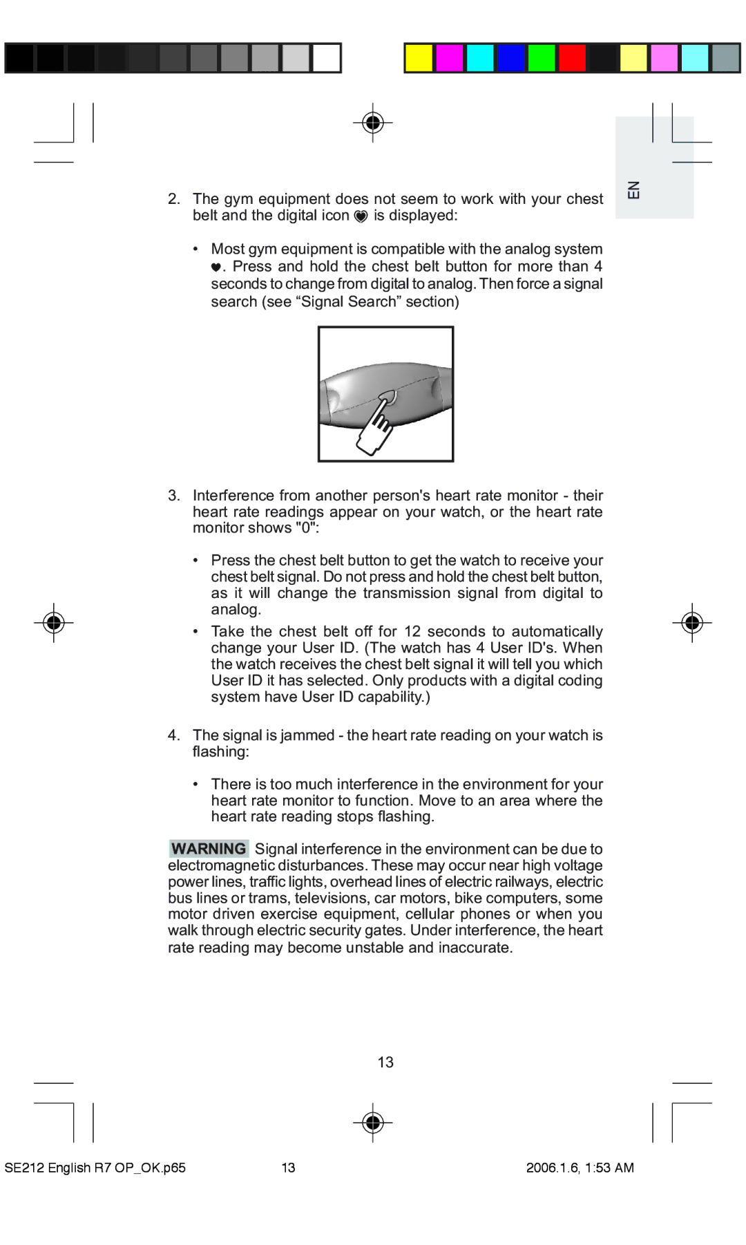 Oregon Scientific SE212 / SE232 user manual SE212 English R7 OPOK.p65 2006.1.6, 153 AM 