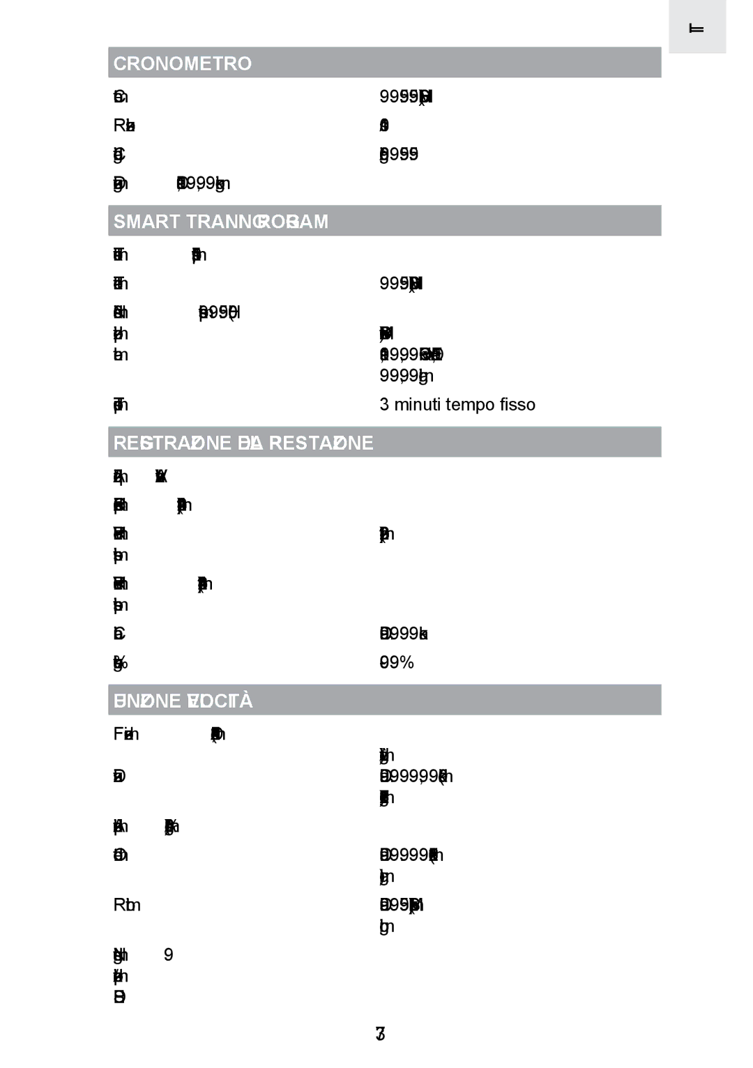 Oregon Scientific SE300 manual Registrazione Della Prestazione, Funzione Velocità, Speed 