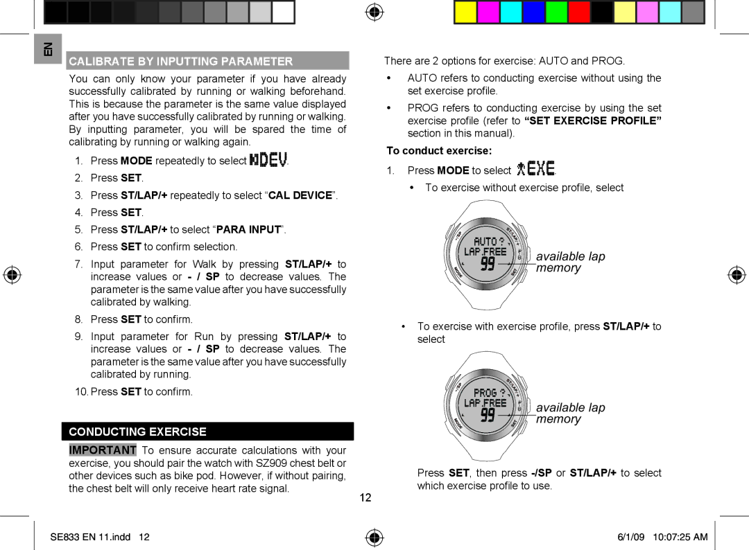 Oregon Scientific SE833 user manual Calibrate by Inputting Parameter, By inputting parameter, you will be spared the time 